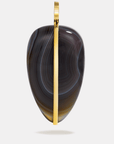 By Pariah Jewellery - Necklace BY PARIAH 14k Yellow Gold XL Pebble Pendant Botswana Agate