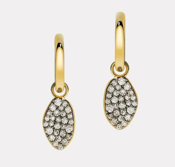By Pariah Jewellery - Earrings - Drop BY PARIAH Diamond Cluster Drop Earrings