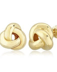Carla Corp Jewellery - Earrings - Stud Carla 14K Yellow Gold 12mm Love Knot Studs