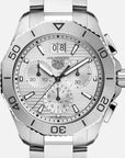 TAG Heuer Watch CBP1111.BA0627 TAG Steel Aquaracer 40mm Quartz 200M Grey Dial Watch