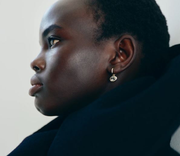 By Pariah Green Amethyst Orbit Hoops