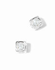 dinh van Jewellery - Earrings - Stud dinh van 18K White Gold Medium Le Cube Diamond Studs
