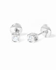 dinh van Jewellery - Earrings - Stud dinh van 18K White Gold Medium Le Cube Diamond Studs