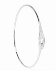 dinh van Jewellery - Bracelet dinh van 18K White Gold Serrure Jonc Diamond Bracelet
