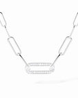 dinh van Jewellery - Necklace dinh van 18K White Gold Small Maillon Diamond Necklace