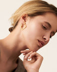 dinh van Jewellery - Earrings - Hoop dinh van 18K Yellow Gold Large Impression Hoops