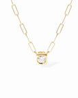 dinh van Jewellery - Necklace dinh van 18K Yellow Gold Large Le Cube Diamond Necklace