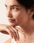 dinh van Jewellery - Earrings - Stud dinh van 18K Yellow Gold Medium Le Cube Diamond Studs