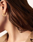 dinh van Jewellery - Earrings - Hoop dinh van 18K Yellow Gold Small Impression Hoops