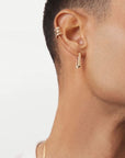 dinh van Jewellery - Earrings - Hoop dinh van 18K Yellow Gold Small Maillon Link Earrings