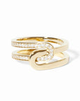 dinh van Jewellery - Rings dinh van 18K Yellow Gold Small Maillon Star Diamond Ring Size 7