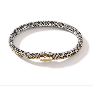 John Hardy Icon Bracelet Gold and Silver 7mm