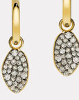 BY PARIAH Diamond Cluster Drop Earrings