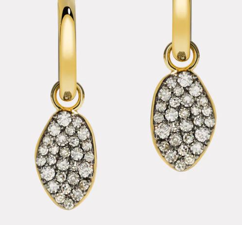 BY PARIAH Diamond Cluster Drop Earrings