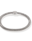 John Hardy Sterling Silver Iconic 5mm Bracelet with Diamonds