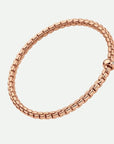 Fope Jewellery - Bracelet Fope 18K Rose Gold Flex it Bracelet with Single Diamond