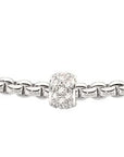 Fope Jewellery - Necklace Fope 18K White Gold 3mm Eka Diamond Necklace