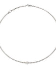 Fope Jewellery - Necklace Fope 18K White Gold 3mm Eka Diamond Necklace