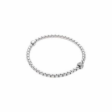 Fope Jewellery - Bracelet Fope 18K White Gold Eka Diamond Flex It Bracelet