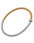 Fope Jewellery - Bracelet FOPE 18k Yellow and White Gold Eka Flex'it Bracelet