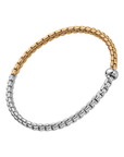 Fope Jewellery - Bracelet FOPE 18k Yellow and White Gold Eka Flex'it Bracelet