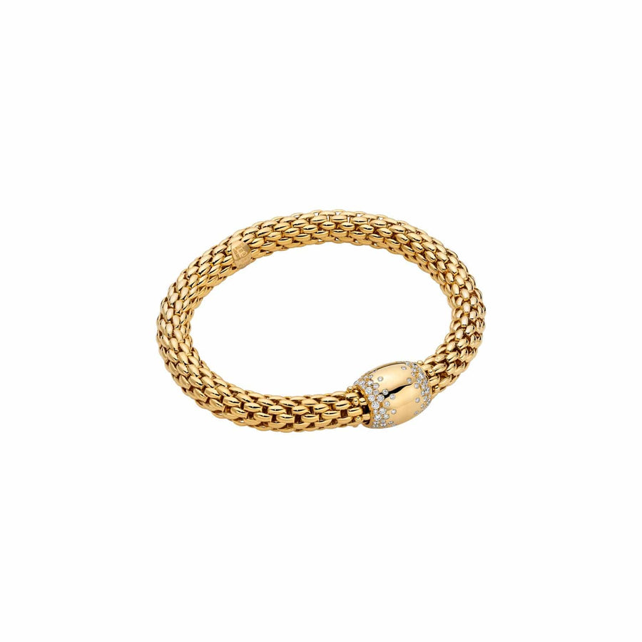 Fope Jewellery - Bracelet Fope 18K Yellow Gold 1.07ct Love Nest Bracelet Size Small