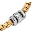 Fope Jewellery - Bracelet Fope 18K Yellow Gold Bracelet with Rhombus Set Diamonds
