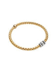 Fope Jewellery - Bracelet Fope 18K Yellow Gold Bracelet with Rhombus Set Diamonds