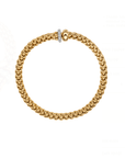 Fope Jewellery - Bracelet FOPE 18k Yellow Gold Diamond Solo Bracelet