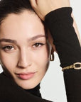 Fope Jewellery - Bracelet Fope 18K Yellow Gold Eka Diamond Pavé Cinch Bracelet