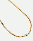 Fope Jewellery - Necklace Fope 18K Yellow Gold Eka Diamond Rondel Necklace