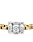 Fope Jewellery - Necklace Fope 18K Yellow Gold Eka Diamond Rondel Trio Necklace