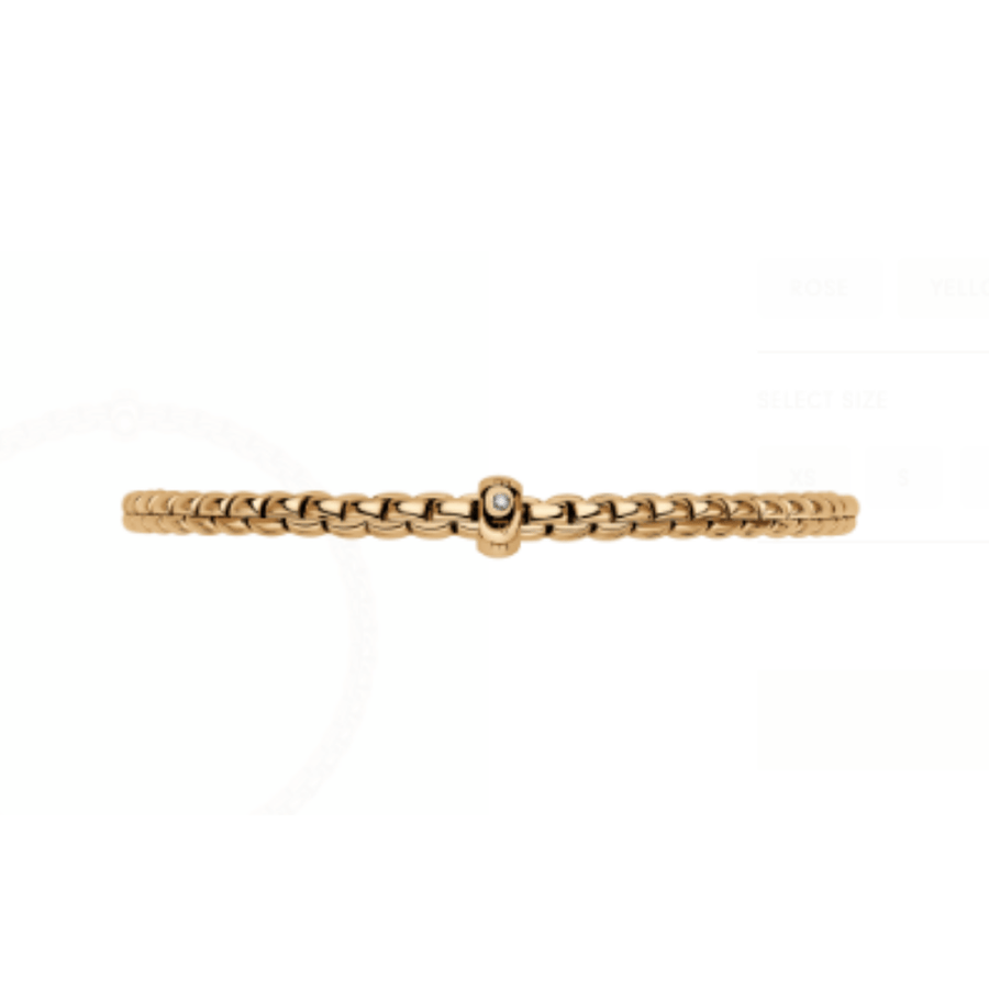 Fope Jewellery - Bracelet FOPE 18k Yellow Gold Eka Flex'it Bracelet