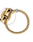 Fope Jewellery - Bracelet FOPE 18k Yellow Gold Eka Flex'it Bracelet with Diamonds