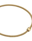 Fope Jewellery - Necklace FOPE 18k Yellow Gold Flex'it Necklace with Ornamental Clasp