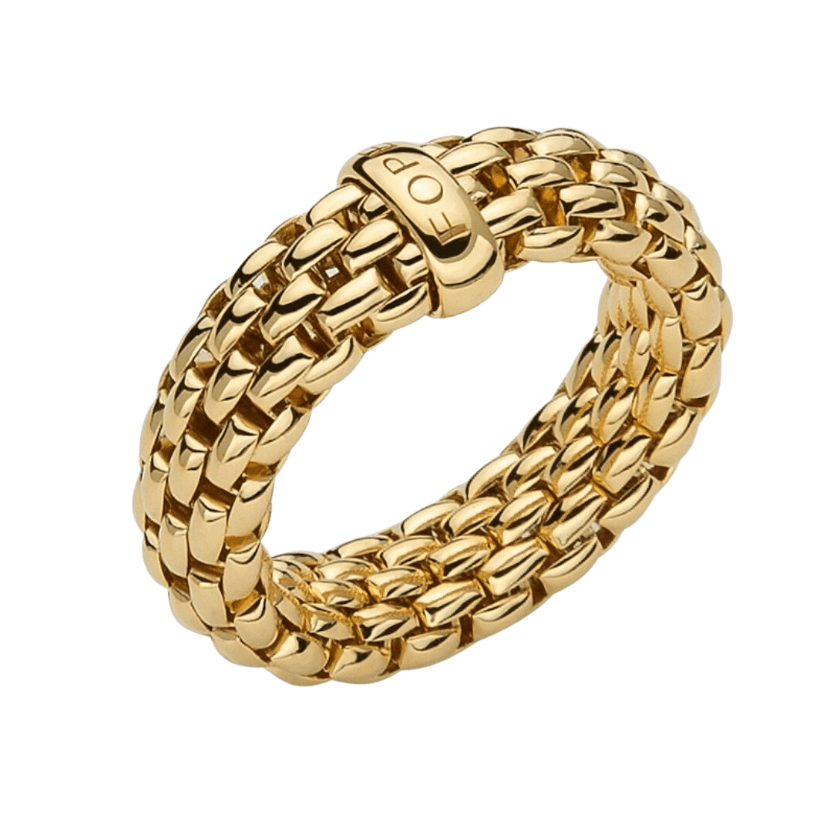 Fope Jewellery - Rings FOPE 18K Yellow Gold Flex'it Ring