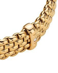 Fope Jewellery - Bracelet FOPE 18k Yellow Gold Panorama Collection Flex'it bracelet with a white diamond