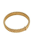 Fope Jewellery - Bracelet FOPE 18k Yellow Gold Panorama Collection Flex'it bracelet with a white diamond