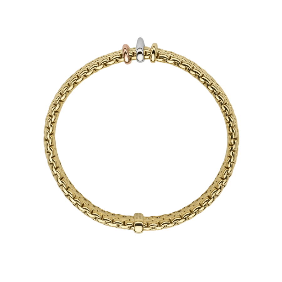 Fope Jewellery - Bracelet FOPE 18k Yellow Gold Panorama Flex'it Bracelet