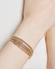 Fope Jewellery - Bracelet Fope 18K Yellow Gold Prima FlexIt Bracelet Size Medium