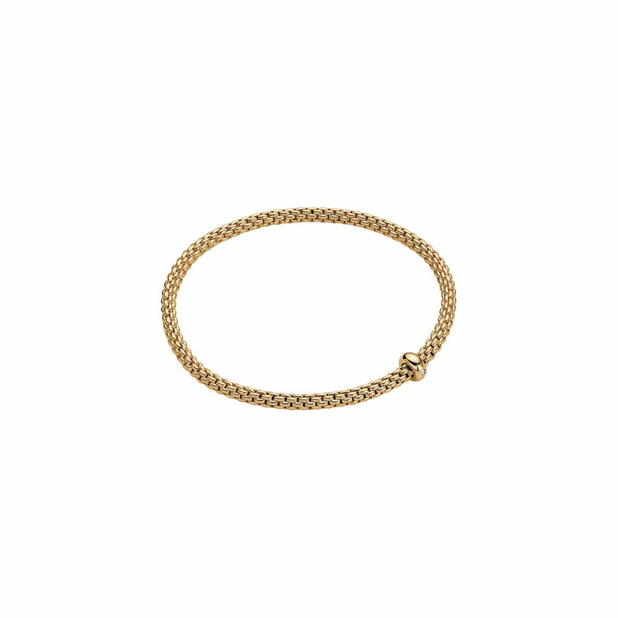 Fope Jewellery - Bracelet Fope 18K Yellow Gold Prima FlexIt Bracelet Size Medium