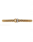 Fope Jewellery - Bracelet Fope 18K Yellow Gold Solo Bracelet with Diamond Rondel