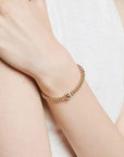 Fope Jewellery - Bracelet FOPE 18K Yellow Gold Solo Flex-it Bracelet with Diamonds