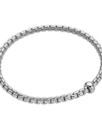 Fope Jewellery - Bracelet FOPE Eka 18k White Gold Flex'it Bracelet with White Diamond