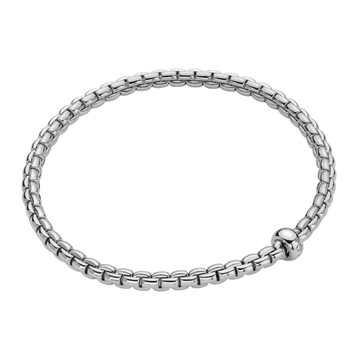 Fope Jewellery - Bracelet FOPE Eka 18k White Gold Flex'it Bracelet with White Diamond
