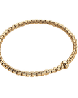 Fope Jewellery - Bracelet FOPE Eka 18k Yellow Gold Flex'it Bracelet with White Diamond