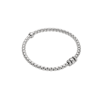 Fope Jewellery - Bracelet FOPE Eka Flex'it Rhombus-set Diamonds Bracelet