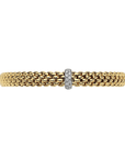 Fope Jewellery - Bracelet FOPE Vendome 18k Yellow Gold Flex'it Bracelet with diamonds
