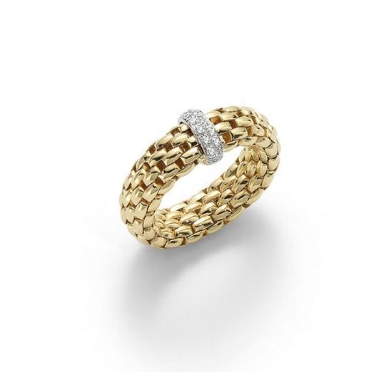 Fope Jewellery - Rings FOPE Vendome Flex'it 18K Gold and Diamond Ring