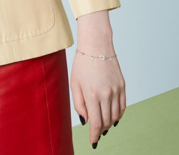 Gucci Jewellery - Bracelet Gucci 18K White Gold Interlocking G Diamond Bracelet
